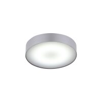 LED Deckenleuchte &Oslash; 40,5 cm in Silber 4000 K 2200 lm
