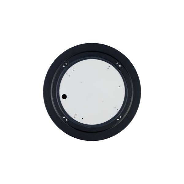 LED Deckenlampe 4000 K 2200 lm Ø 40,5 cm rund Schwarz