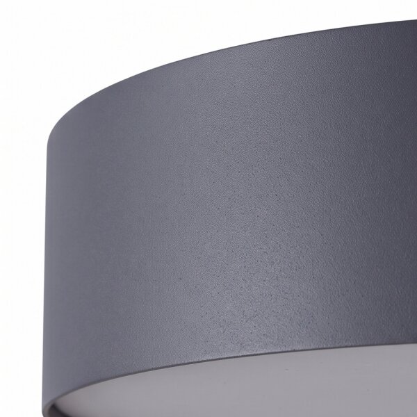 LED Deckenlampe Ø 40,5 cm rund Graphit
