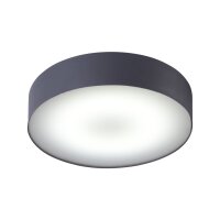 LED Deckenlampe &Oslash; 40,5 cm rund Graphit