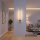 LED Wandlampe Schwarz 3000 K 380 lm Aluminium indirekt
