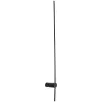 LED Wandlampe Schwarz H: 120 cm 3000 K 540 lm Aluminium...
