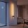 LED Wandlampe Schwarz H: 120 cm 3000 K 540 lm Aluminium flach