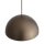 Pendelleuchte rund Ø 33 cm Braun matt Metall GX53