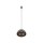 Pendelleuchte rund Ø 33 cm Braun matt Metall GX53