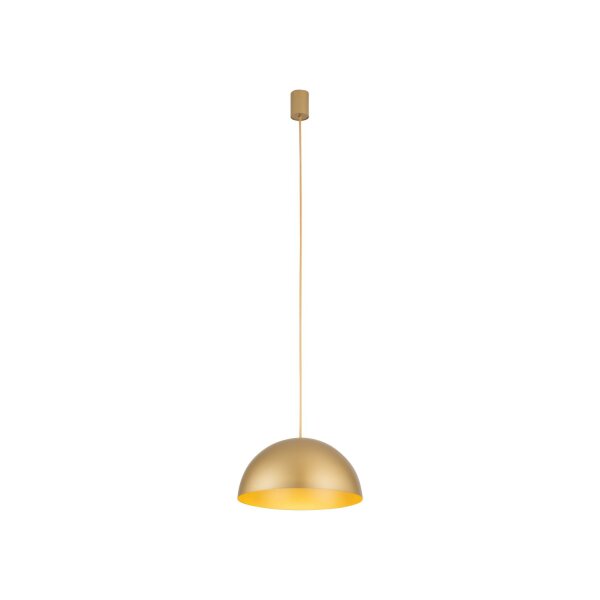 Hängeleuchte Metall rund Ø 33 cm GX53 in Gold matt