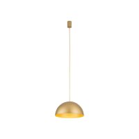 H&auml;ngeleuchte Metall rund &Oslash; 33 cm GX53 in Gold...