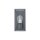 Außenwandleuchte Grau IP54 E14 Glas Aluminium Modern