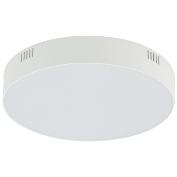 Runde Deckenleuchte LED Ø 21 cm Weiß blendarm 3000 K