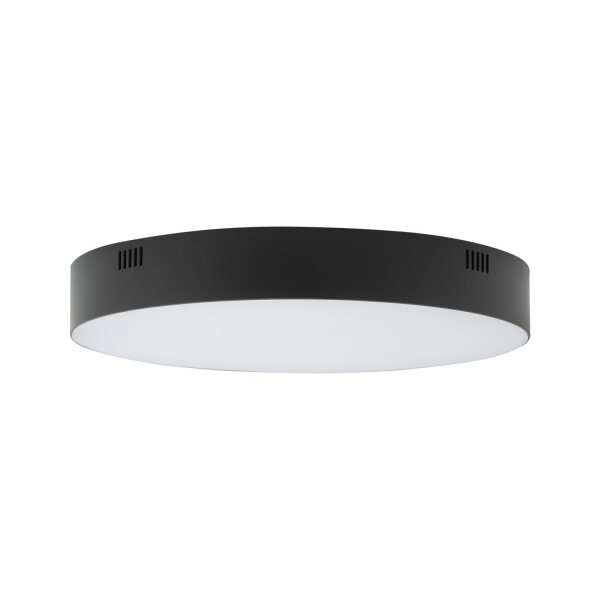 LED Deckenleuchte Schwarz Ø 30 cm 3000 K 4300 lm innen