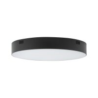 LED Deckenleuchte Schwarz Ø 30 cm 3000 K 4300 lm...
