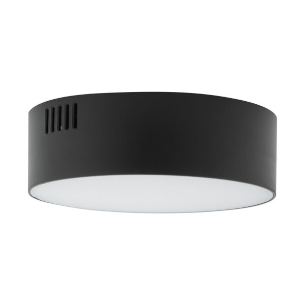 LED Deckenlampe Schwarz Ø 11 cm 4000 K neutralweiß blendarm