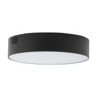 LED Deckenleuchte Schwarz Ø 21 cm 4000 K 3000 lm...