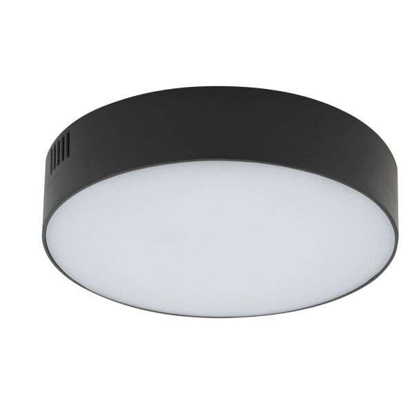 LED Deckenleuchte rund Ø 16 cm Schwarz 4000 K 1800 lm MODRA