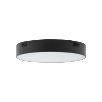 LED Deckenleuchte rund Ø 16 cm Schwarz 4000 K 1800...