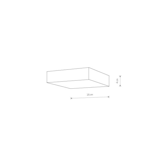 Deckenleuchte LED Weiß 4000 K B: 16 cm blendarm 2100 lm
