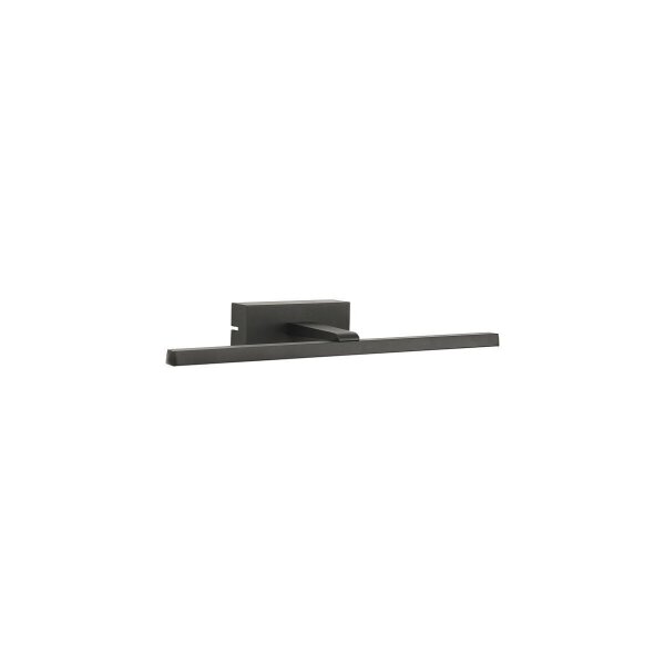 LED Spiegelleuchte Schwarz 3000 K 290 lm B: 45,5 cm Aluminium