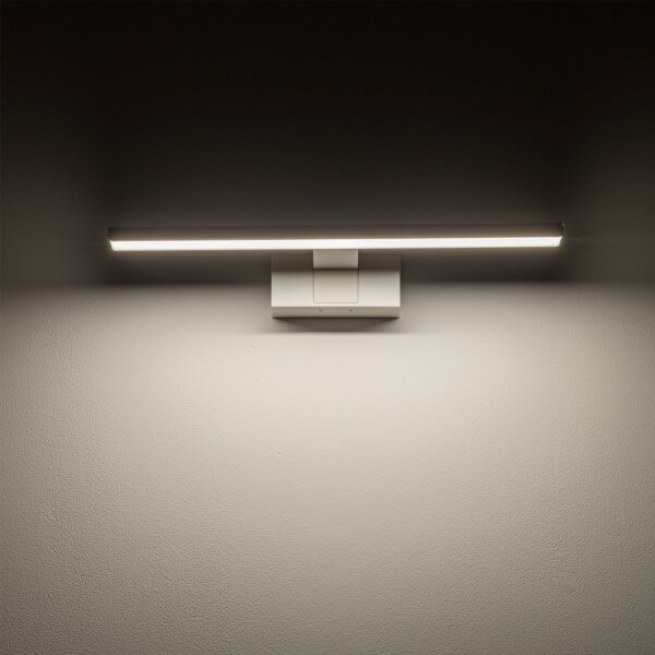 Spiegelleuchte LED Weiß IP44 3000 K 600 lm warmweiß