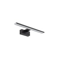 LED Spiegelleuchte IP44 Schwarz 4000 K 600 lm...