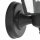 Wandleuchte außen IP44 Schwarz E27 H: 26 cm Rustikal