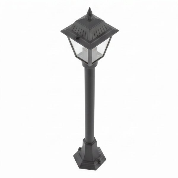 Wegeleuchte 200 cm Schwarz Aluminium Rustikal IP44 E27