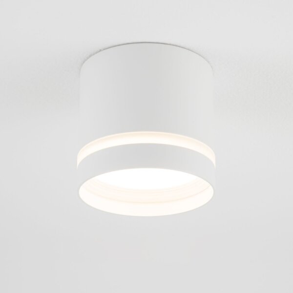 Deckenlampe GX53 Ø 8,5 cm Weiß Aluminium Spot klein