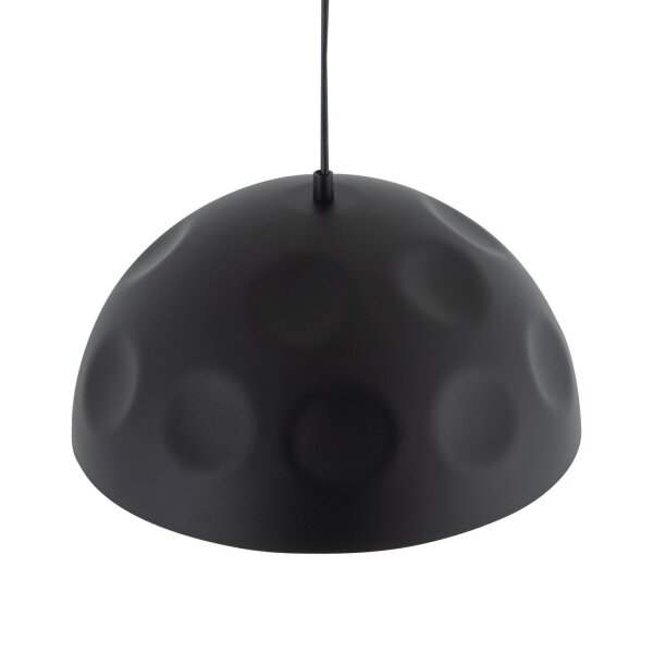 Pendelleuchte E27 in Schwarz Gold matt Ø 50 cm
