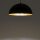 Pendelleuchte E27 in Schwarz Gold matt Ø 50 cm