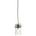 Pendelleuchte Glas Metall Bronze Antik E27 &Oslash;12 cm rund