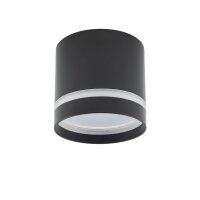 Spot Decke Schwarz GX53 Ø 8,5 cm rund H: 8,3 cm...