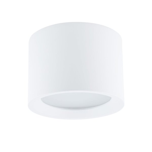 Deckenleuchte Bad Weiß IP54 GX53 Ø 8,5 cm Aluminium klein