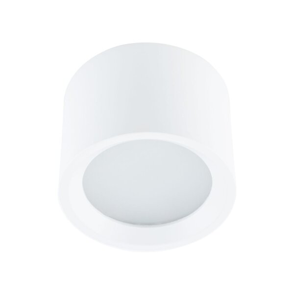 Deckenleuchte Bad Weiß IP54 GX53 Ø 8,5 cm Aluminium klein