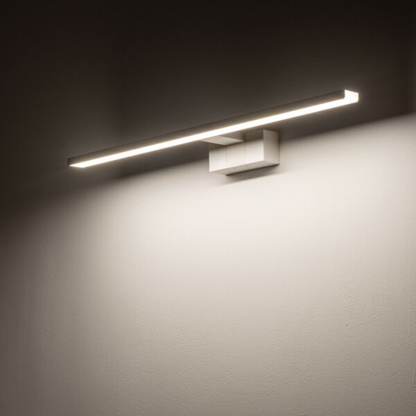 LED Spiegelleuchte IP44 Weiß Aluminium 3000 K 900 lm