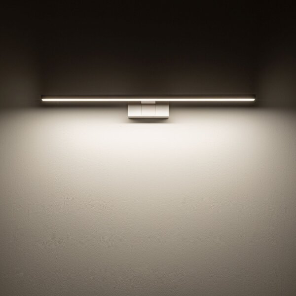 LED Spiegelleuchte IP44 Weiß Aluminium 3000 K 900 lm