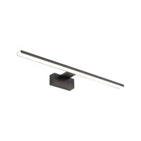 Spiegelleuchte LED Schwarz IP44 3000 K 850 lm Aluminium