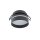Einbaustrahler GU10 Ø 8 cm Schwarz Aluminium Modern