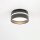 Einbaustrahler GU10 Ø 8 cm Schwarz Aluminium Modern