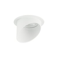 Einbaustrahler GU10 Weiß Aluminium Ø 7,5 cm...