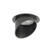 Einbaustrahler Schwarz GU10 Aluminium Ø 7,5 cm...