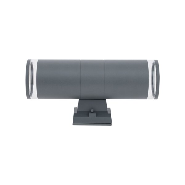 Außenleuchte Wand 2-flammig Up Down IP44 E27 Aluminium