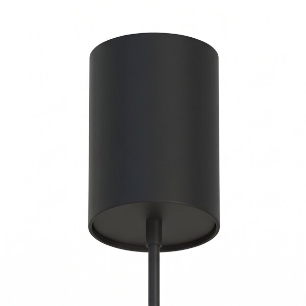 Hängelampe GU10 R35 Ø 4 cm in Schwarz Messing Metall Modern