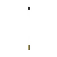 H&auml;ngelampe GU10 R35 &Oslash; 4 cm in Schwarz Messing Metall Modern