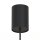 Hängelampe GU10 R35 Ø 4 cm in Schwarz Messing Metall Modern