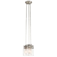 Design H&auml;ngeleuchte Glas Metall Industrial Look
