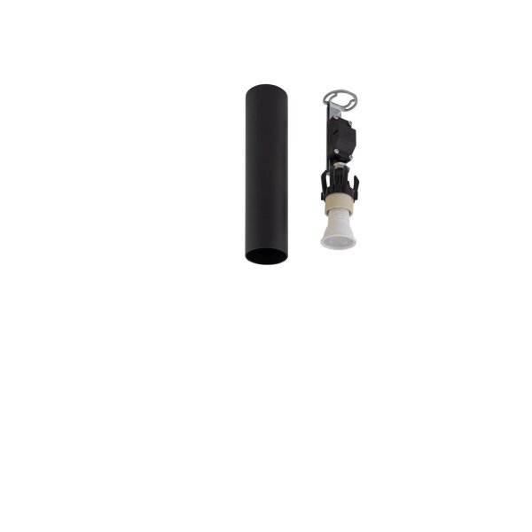 Deckenleuchte Ø 4 cm GU10 R35 Schwarz Metall Modern ROJA