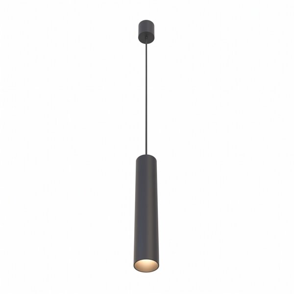 Hängelampe GU10 R35 Ø 4 cm Schwarz Metall Modern ROJA