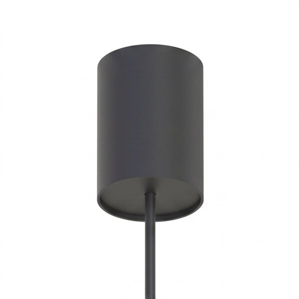 Hängelampe GU10 R35 Ø 4 cm Schwarz Metall Modern ROJA