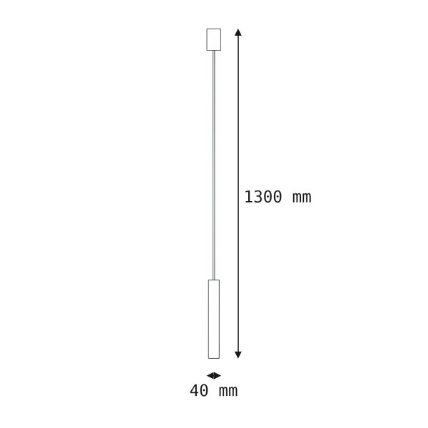 Hängelampe GU10 R35 Ø 4 cm Schwarz Metall Modern ROJA