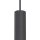 Hängelampe GU10 R35 Ø 4 cm Schwarz Metall Modern ROJA