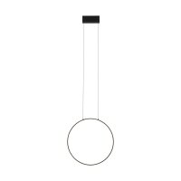 Hängelampe LED Schwarz 3000 K 560 lm Ring Ø...